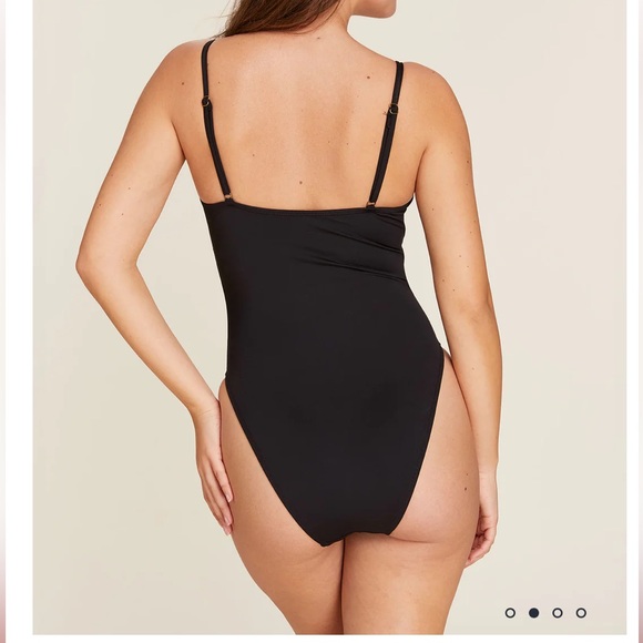 Andie Swim black cheeky Amalfi one piece bathing suit- Small BNWT - Picture 4 of 13